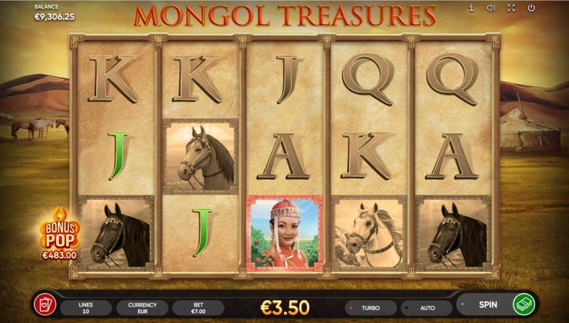 Mongol Treasures Slot Тема Игры