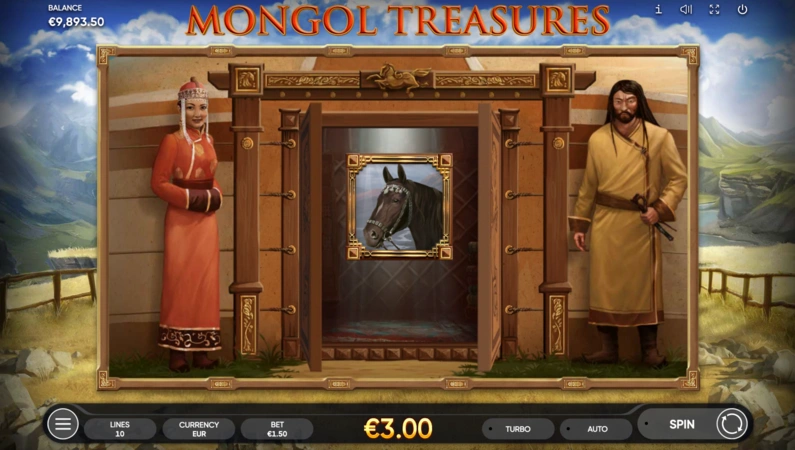 Mongol Treasures Slot Бонусные раунды