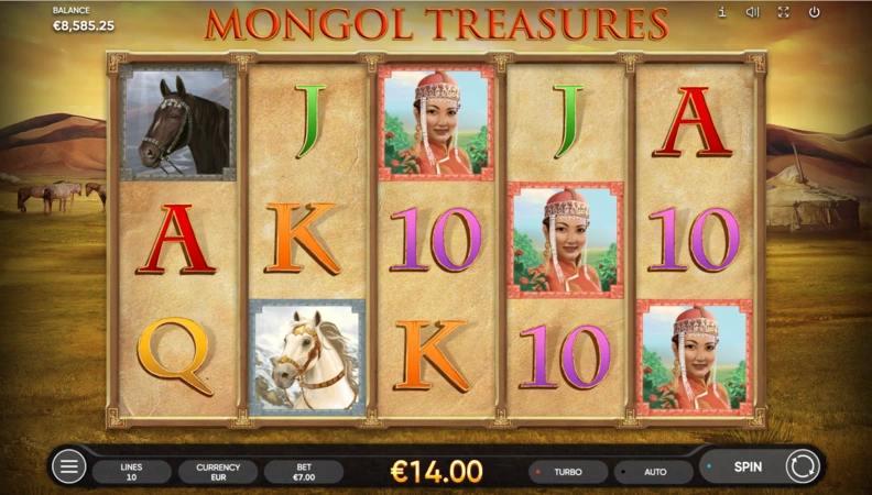 Mongol Treasures Slot Wild