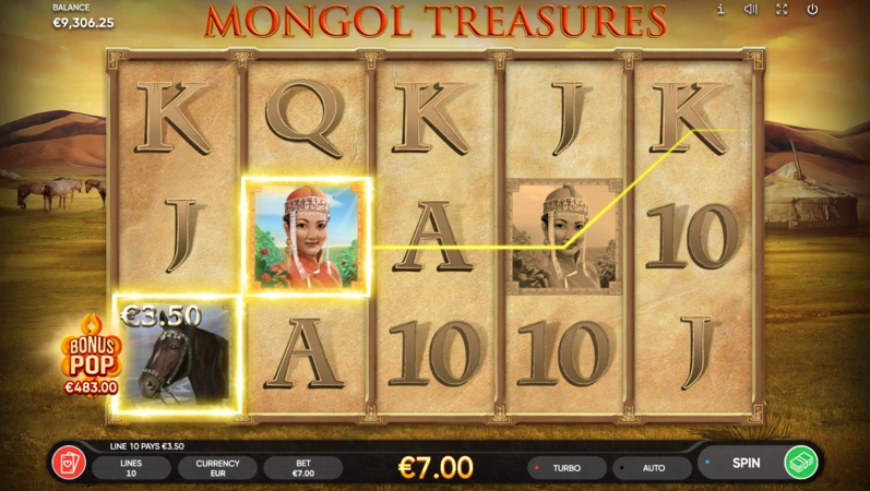 Mongol Treasures Slot Онлайн Игра